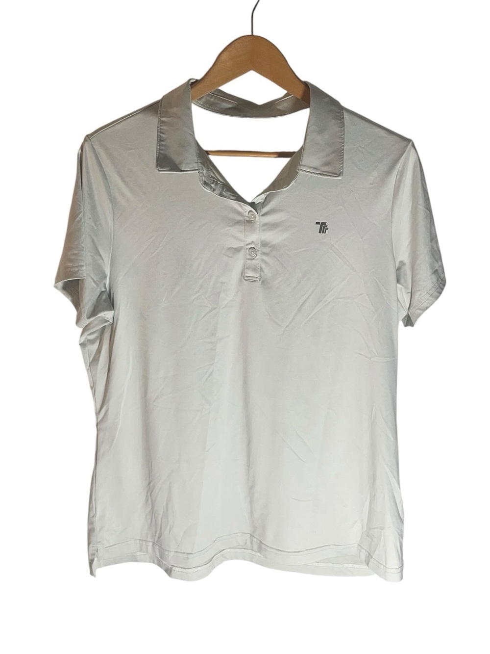 C23- White Women's Polo Top -  Golf Performance Short Sleeve